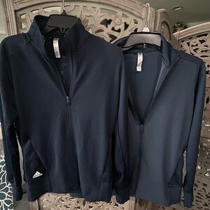 Adidas Dark Blue Zip-Up Tennis/Golf Jacket Bundle
